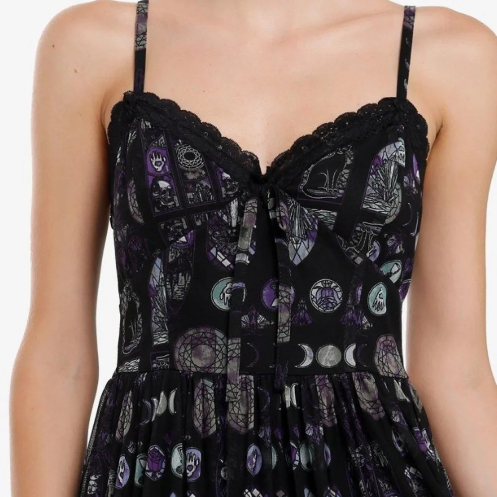 Cosmic Aura Stained Glass Mesh Dress Hot Topic‎